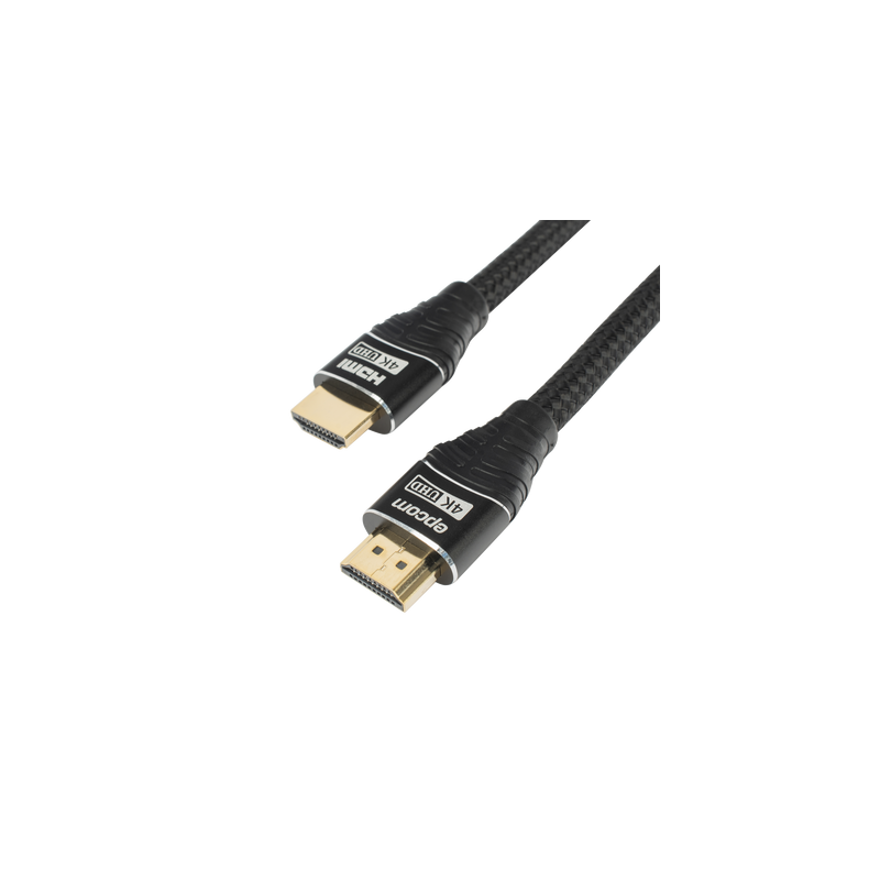Cable HDMI de 3m | Alta Definición | Longitud | Version 2.0 | Alta velocidad 18Gbps | 4K@60Hz | Conectores Chapados en Oro | Tipo Redondo 