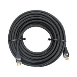 Cable HDMI de 10m | Alta Definición | Longitud | Version 2.0 | Alta velocidad 18Gbps | 4K@60Hz | Conectores Chapados en Oro | Tipo Redondo 