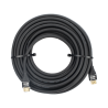 Cable HDMI de 10m | Alta Definición | Longitud | Version 2.0 | Alta velocidad 18Gbps | 4K@60Hz | Conectores Chapados en Oro | Tipo Redondo 