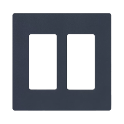 Placa de pared 1 espacio, para atenuador (dimmer), apagador ó control remoto inalámbrico LUTRON.