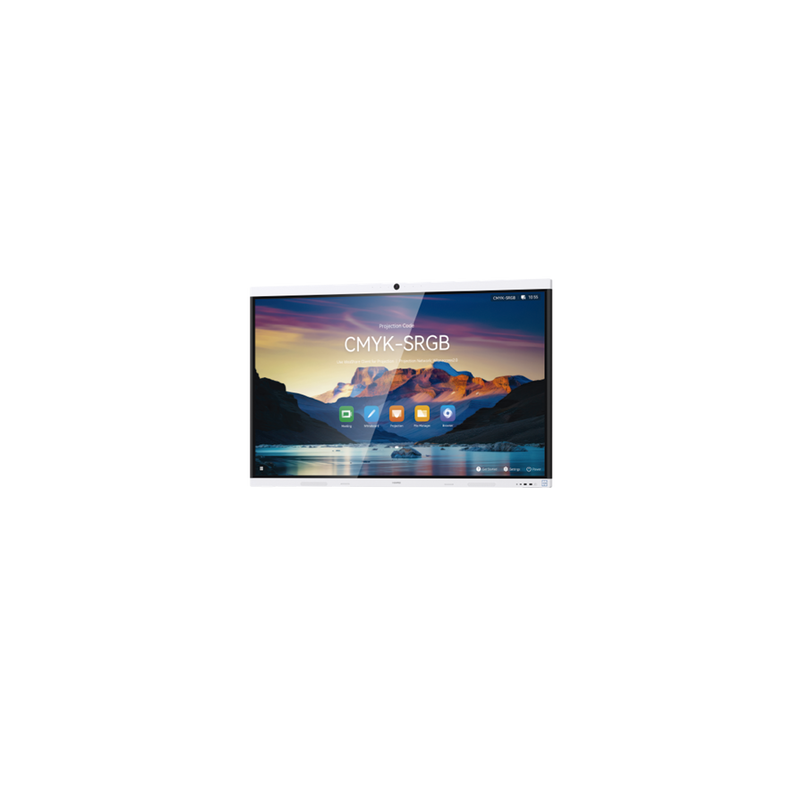 HUAWEI IdeaHub B3, Pantalla interactiva para Colaboración Inteligente, 86", 4K UHD, Harmony, Wi-Fi 6, Seguimiento de Voz, BYOM, Administración desde la Nube Gratis, blanco Jade