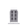 Gabinete de Seguridad de Lámina Galvanizada  para Almacenamiento de Baterías (Hasta 6 baterías PL110D12).
