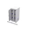 Gabinete de Seguridad de Lámina Galvanizada  para Almacenamiento de Baterías (Hasta 6 baterías PL110D12).