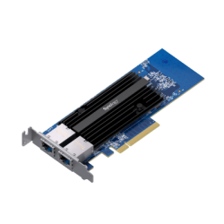 Adaptador de Red Synology E10G30-T2 | Doble Puerto 10 GbE | PCIe 3.0 x8 | Compatible con Synology | Link Aggregation.