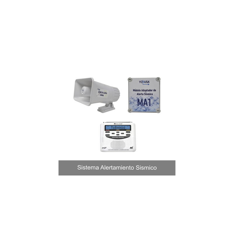 KIT de Alertamiento SISMICO con Audio Oficial SASMEX