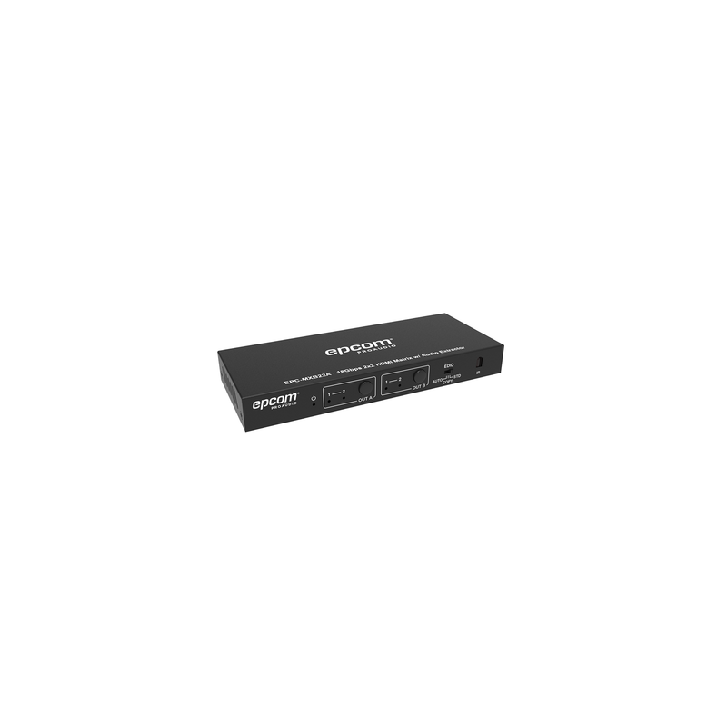 Matricial HDMI | 2x2 | 4K2K@60Hz | HDR | YCbCr 4:4:4 | EDID Auto | Extractor de Audio | Salida de audio análoga y digitalizados | HDCP 2.2 | 18 Gbps