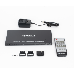 Matricial HDMI | 4x2 | 4K2K@60Hz | HDR | YCbCr 4:4:4 | EDID Auto | Extractor de Audio | Salida de audio análoga y digitalizados | HDCP 2.2 | 18 Gbps