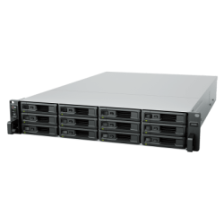 Servidor de Almacenamiento Synology SA3400D | Alta Escalabilidad | 12 Bahías SAS | Doble Controlador | Hasta 192 TB (576 TB Expandido) | 3,500/2,900 MB/s Lectura/Escritura | RAID F1, 0, 1, 5, 6, 10.