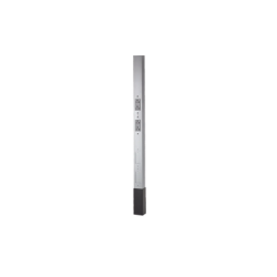Poste de Servicio Aluminio de 10 ft 2" / Blanco con 4 Oficios.