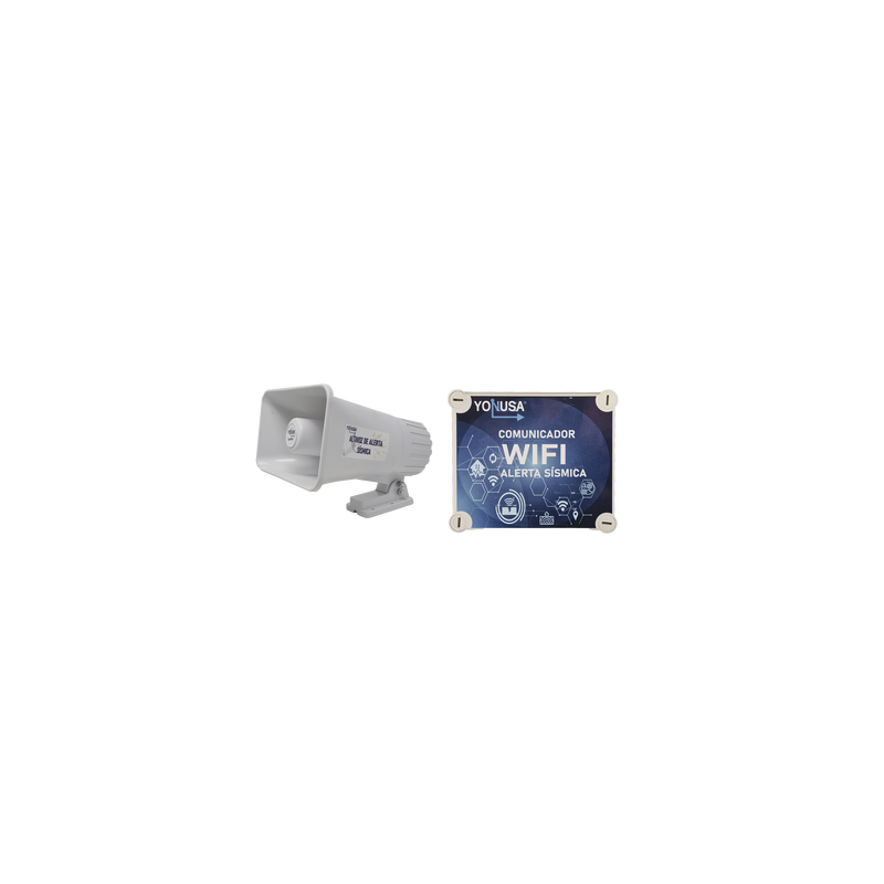KIT de Alertamiento SISMICO con Audio Oficial SASMEX por WIFI