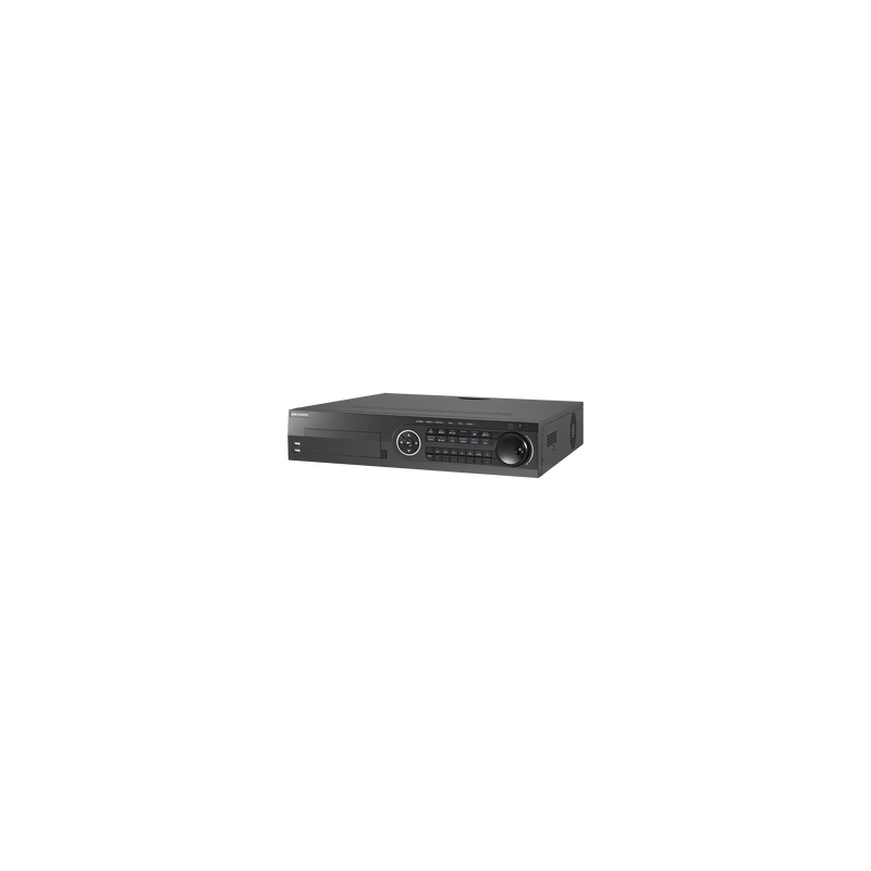 DVR 16 Canales TurboHD + 8 Canales IP / 3K / 5 Megapixel /  8 Bahías de Disco Duro / 16 Entradas de Audio Fisicas (Microfono por Separado) / Audio por coaxitron / Acusense / 16 Entradas de Alarma / POS / H.265+
