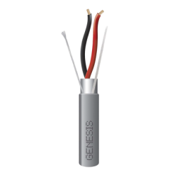 Bobina de 305 Metros / Cable 2 x 18 AWG / Color Gris / Blindado / Riser / Aplicaciones de Audio Control de Acceso y Automatización