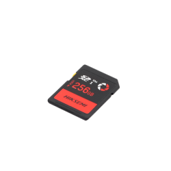 Memoria SD / Clase 10 de 256 GB / Especializada Para Drones Comerciales, Cámaras de Fotografía y Video  / 180 MB/s Lectura / 150 MB/s Escritura