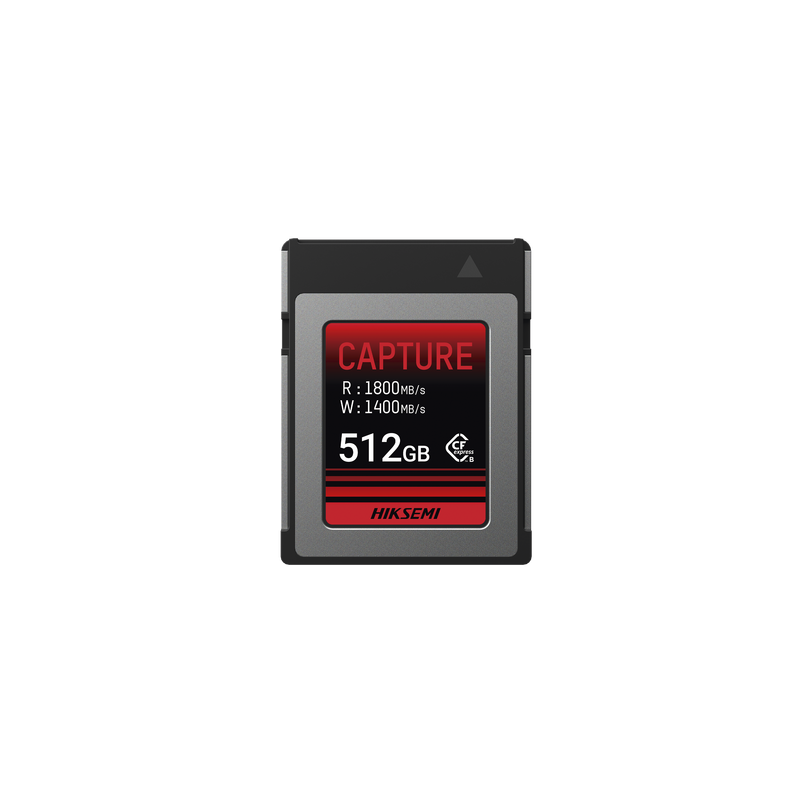 Memoria CFexpress tipo B / Clase 10 de 512 GB / Especializada para Cámaras de Fotografía y Video  / 1800 MB/s Lectura / 1700 MB/s Escritura
