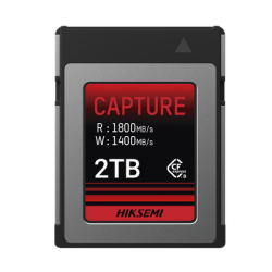 Memoria CFexpress tipo B / Clase 10 de 2 TB  / Especializada para Cámaras de Fotografía y Video  / 1800 MB/s Lectura / 1600 MB/s Escritura