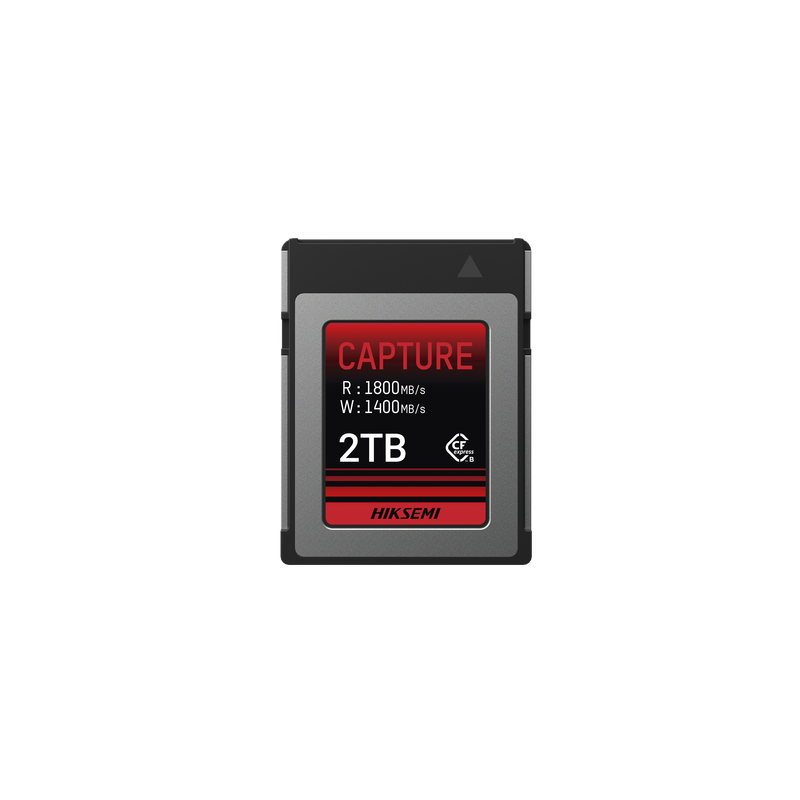 Memoria CFexpress tipo B / Clase 10 de 2 TB  / Especializada para Cámaras de Fotografía y Video  / 1800 MB/s Lectura / 1600 MB/s Escritura