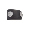Luz de Emergencia Dual LED ultra compacta/150 lúmenes/Luz fría/Batería de Respaldo Incluida/Botón de test / Color Negro