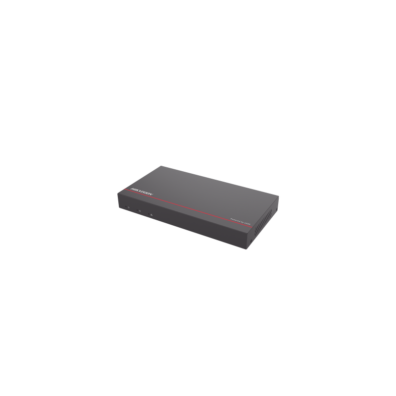 NVR + eSSD / 4 Megapixel / 8 Canales IP / 8 Puertos PoE+ / eSSD de 1 TB / ACUSENSE / Diseño Compacto y Cero Ruido