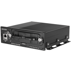 NVR Móvil de 4 Canales de 2 Megapixel / 4 Puertos PoE & 4 Vía Switch / 2 Bahías de Disco Duro / Incluye Modulo GPS