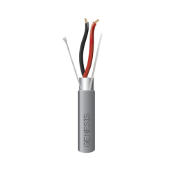 Bobina de 305 Metros / Cable 2 x 22 AWG / Color Gris / Blindado / Riser / Aplicaciones de Audio Control de Acceso y Automatización
