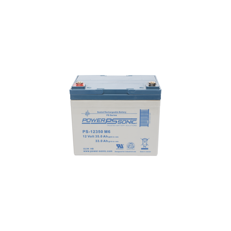 Batería 12V, 35AH, Para Respaldo, Tecnologías AGM/VRLA, 5 Años Vida Útil, Terminales M6, Reconocida UL   