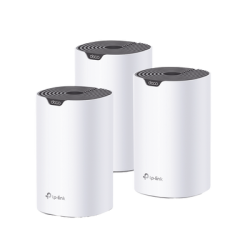 Kit 3 Routers Inalámbricos MESH Interior para Hogar / Doble Banda Wi-Fi 5 AC1900 Mbps / 3 Puerto Gigabit WAN/LAN / 3 Antenas Internas / Administración Mediante la App Deco (iOS, Android) 