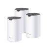 Kit 3 Routers Inalámbricos MESH Interior para Hogar / Doble Banda Wi-Fi 5 AC1900 Mbps / 3 Puerto Gigabit WAN/LAN / 3 Antenas Internas / Administración Mediante la App Deco (iOS, Android) 