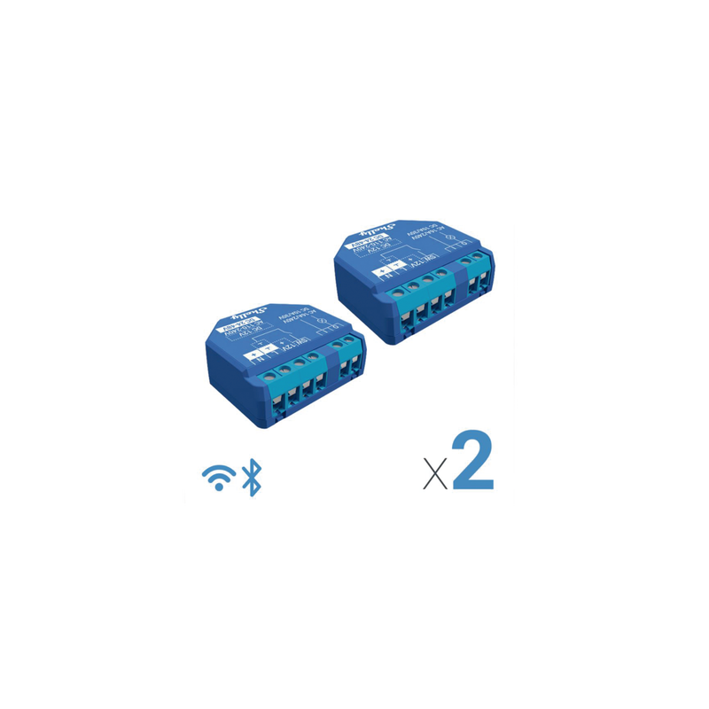 Relevador inalámbrico (par 2 piezas en la caja) inteligente 16A, 110-230 V, compatible con asistente de voz Alexa, Google Home