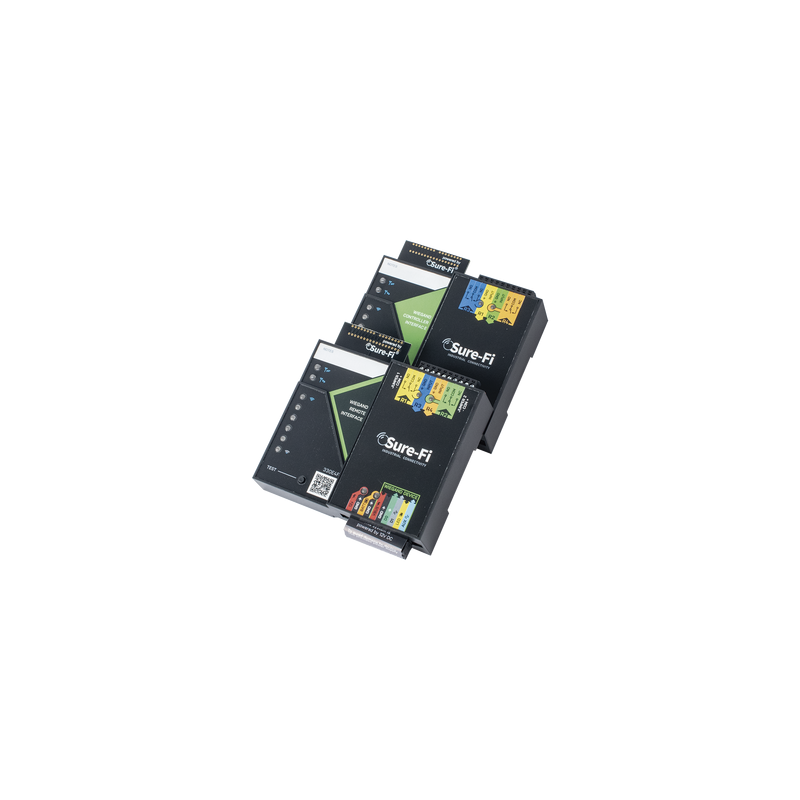 Convertidor de lectora para control de acceso (cableado a inalámbrico) / 1 Wiegand / 2 Relevadores / 2 Entradas / Atraviesa hasta 1.6 KM En Construcción o Material