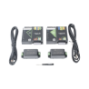 Convertidor de lectora para control de acceso (cableado a inalámbrico) / 1 Wiegand / 2 Relevadores / 2 Entradas / Atraviesa hasta 1.6 KM En Construcción o Material