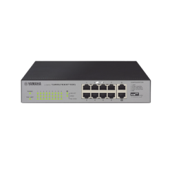 SWITCH DE RED POE 10 PUERTOS OPTIMIZADO P/ REDES DANTE