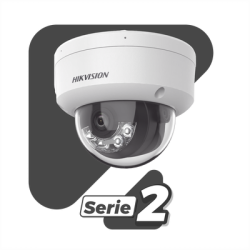 [Dual Light + 2 Micrófonos Integrados] Domo IP 8 Megapixel (4K) / Lente 2.8 mm / 30 mts Luz Blanca + 30 mts IR / ACUSENSE / Exterior IP67 / IK10 / WDR 120 dB / PoE / ONVIF / Micro SD / Metal / ACUSEARCH