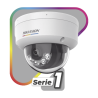 [Dual Light + ColorVu] Domo IP 6 Megapixel / Lente 2.8 mm / 30 mts IR + 30 mts Luz Blanca / Micrófono Integrado / ACUSENSE Lite / Exterior IP67 / IK08 / dWDR / PoE / Micro SD