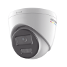 [Dual Light + ColorVu] Turret IP 2 Megapixel / Lente 2.8 mm / 30 mts IR + 30 mts Luz Blanca / Micrófono Integrado / ACUSENSE Lite / Exterior IP67 / dWDR / PoE / Micro SD 