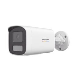 [Dual Light + ColorVu] Bala IP 6 Megapixel / Lente 4 mm / 50 mts IR + 50 mts Luz Blanca / Micrófono Integrado / ACUSENSE Lite / Exterior IP67 / WDR 120 dB / PoE / Micro SD 