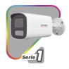 [Dual Light + ColorVu] Bala IP 6 Megapixel / Lente 4 mm / 50 mts IR + 50 mts Luz Blanca / Micrófono Integrado / ACUSENSE Lite / Exterior IP67 / WDR 120 dB / PoE / Micro SD 
