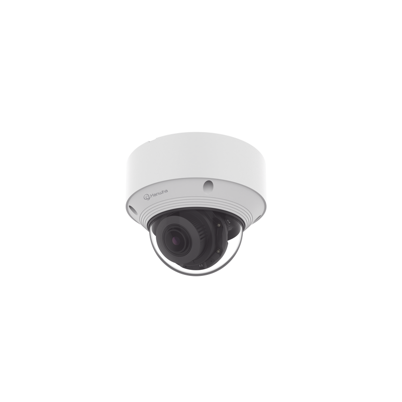 Cámara IP Tipo domo Antivandálica 8 Megapíxel / Lente Varifocal 3.2 - 10mm / IR 30M / WDR 120db / IP66 / H.265 & WiseStream / Inteligencia Artificial Deteccion de Personas y vehiculos