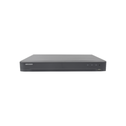 (Audio Bidireccional) DVR 32 Canales TurboHD + 8 Canales IP / 5 Megapixel Lite - 3K Lite / Acusense / Reconocimiento Facial  / Audio por Coaxitron / 2 Bahías de Disco Duro / H.265+ / Salida de Video en Full HD