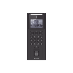Terminal Facial Min Moe WiFi con Batería de Respaldo / Administrable por Smartphone o Nube /  Acceso y Asistencia / 500 Rostros y Lector de Tarjetas PROX EM / 3,000 Huellas / 3,000 Tarjetas / HIK-IA
