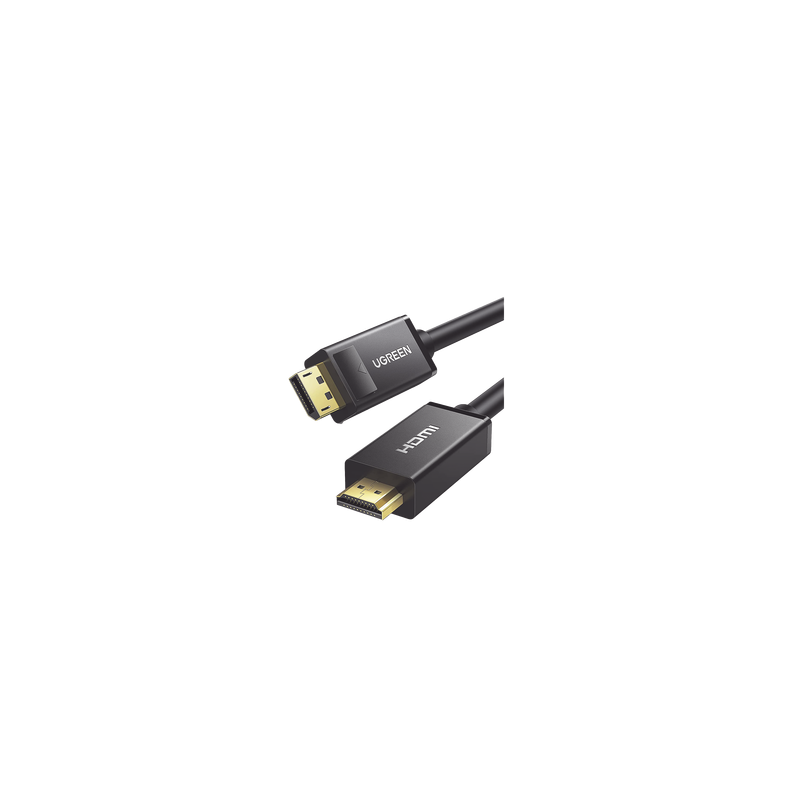 Cable DP Macho a HDMI Macho | Longitud 5m | Soporta 4K@30Hz | Soporta 3D | Cobre Estañado 28AWG | Blindaje interno múltiple | Transmisión Unidireccional | Botón de Liberación | Chip de Última Generación.