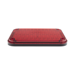 Luz de Advertencia de 9X7", Color Rojo, Ideal para Ambulancias