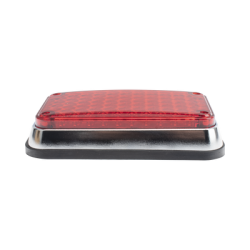 Luz de Advertencia de 6X4", Color Rojo, Ideal para Ambulancias