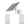 Kit Solar de Alimentación + 2 Puntos de Acceso (AP) / Panel Solar / Batería de Respaldo de Litio 360 Wh / 2 Salidas de 12 Vcd / Accesorios de Instalación / Uso en Exterior IP66 