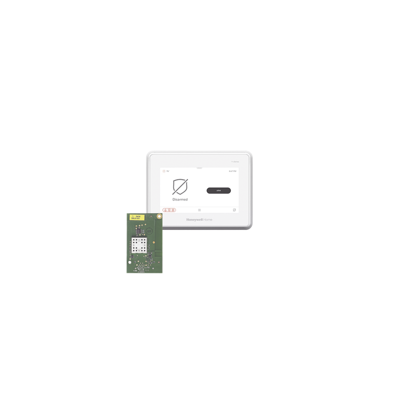 Sistema de Alarma con Pantalla Touch de 7" Compatible con sensores Inalambricos DSC, Bosh, 2GIG,ITI y Serie 5800 agregando el modulo PROTAKEOVER