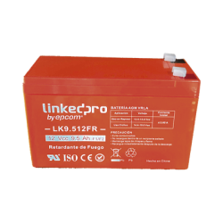 Batería 12 V / 9.5 Ah / UL / Tecnología AGM-VRLA / Vida útil promedio de 5 años / Retardante a la Flama /  Uso en equipo electrónico, Alarmas de Intrusión / Incendio/ Control de acceso / Video Vigilancia / Termina