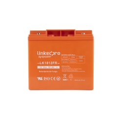 Batería 12 V / 18 Ah / UL / Tecnología AGM / Vida útil promedio de 5 años / Retardante a la Flama / Para uso en equipo electrónico, Alarmas de Intrusión / Incendio/ Control de acceso / Video Vigilancia / TermInale