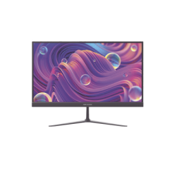 Monitor LED Full HD (1080p) de 21.5" / Ideal para CCTV, Oficina y Hogar / Entrada HDMI-VGA / Montaje VESA ( 75 X 75) / Uso 16/7 / Backlight E-LED / Ultra Delgado