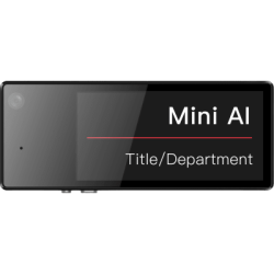 Body Camera en placa de identificación / Grabación 1600 * 1200p / Pantalla de tinta 2.13 in / Memoria Interna 64GB / Wi-Fi