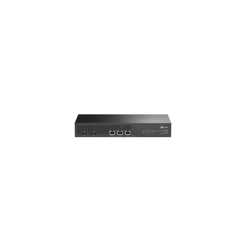 Delta Stream - OLT de 1 puerto GPON / Conexión de hasta 128 ONUs / 1 Puerto 2.5 Gigabit RJ45 Uplink PoE/  1 Puertos SFP+ Uplink / Fuentes Redundantes AC- PoE at / Administración desde la nube (DPMS)
