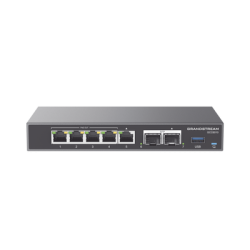 4 en 1: Firewall Nueva Generación, Router, PBX IP, Switch Gigabit de 5 Puertos (4 PoE) y 2 Puertos SFP 2.5 Gigabit